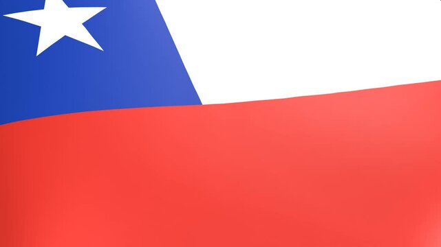 CHILE WAVING FLAG 3D MOTION GRAPHIC