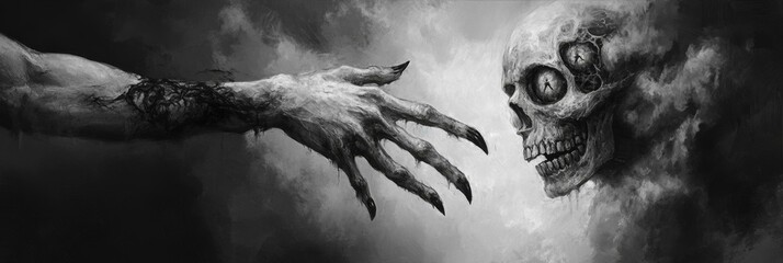 Skeletal Reach and Spectral Figure in the Dark