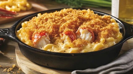 Lobster Mac and Cheese: Creamy Baked Seafood Pasta Delight