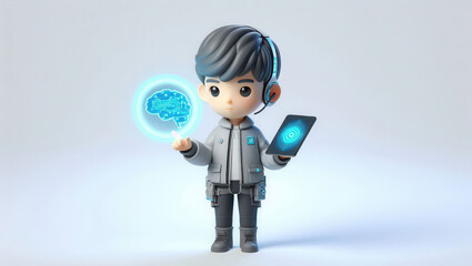 Exploring innovative ai technology in a playful 3d animated digital environment