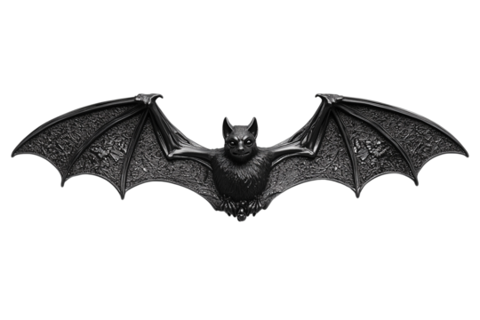  a flying bat isolated on a transparent background - Powered by Adobe