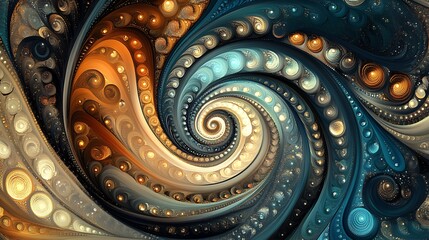 A digital artwork depicting an abstract pattern background