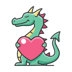 Valentine’s Day illustration for print 