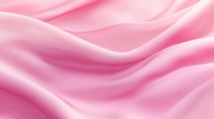 Obraz premium Soft Pink Fabric with Gentle Waves and Flowing Movement