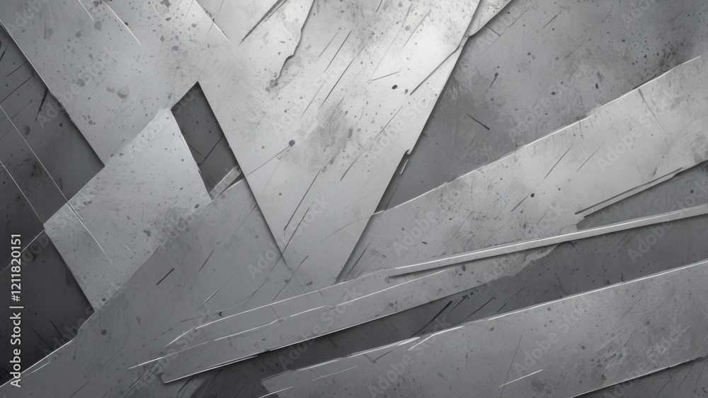 Leinwandbilder textured metallic surface with intricate patterns and angles creating a dynamic visual experience in