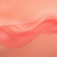 Obraz premium Soft waves of coral hues dancing gracefully across a gentle backdrop, evoking feelings of calm and serenity in a tranquil atmosphere