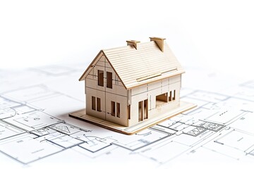 Vibrant Picture of Architect Icon Against White Background