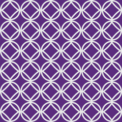 Abstarct seamless pattern with retro star and circle texture