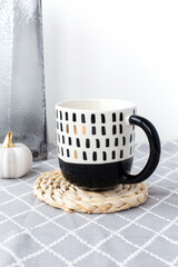 cup of tea on the table
