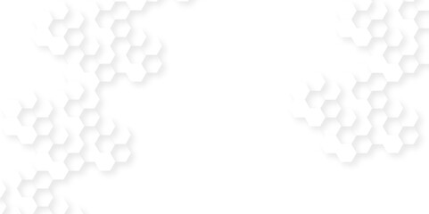 Abstract background with hexagons honeycomb technology texture. Hexagonal shape structure light seamless geometric background. Surface polygon pattern with digital hexagon and futuristic business.