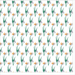 seamless pattern with flowers
