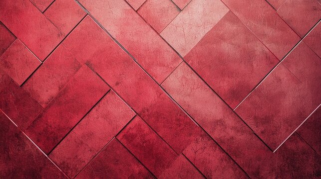 A minimalist red geometric pattern with subtle designs, creating an elegant and sophisticated look