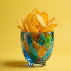 Crispy Potato Chips ai generated