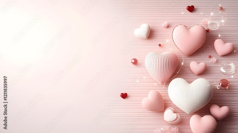 Poster warm and cozy wooden plank background with soft blurred bokeh lights in shades of red and pink creat