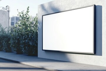 Clear Pixel Image of Commercial Standy Banner Mockup