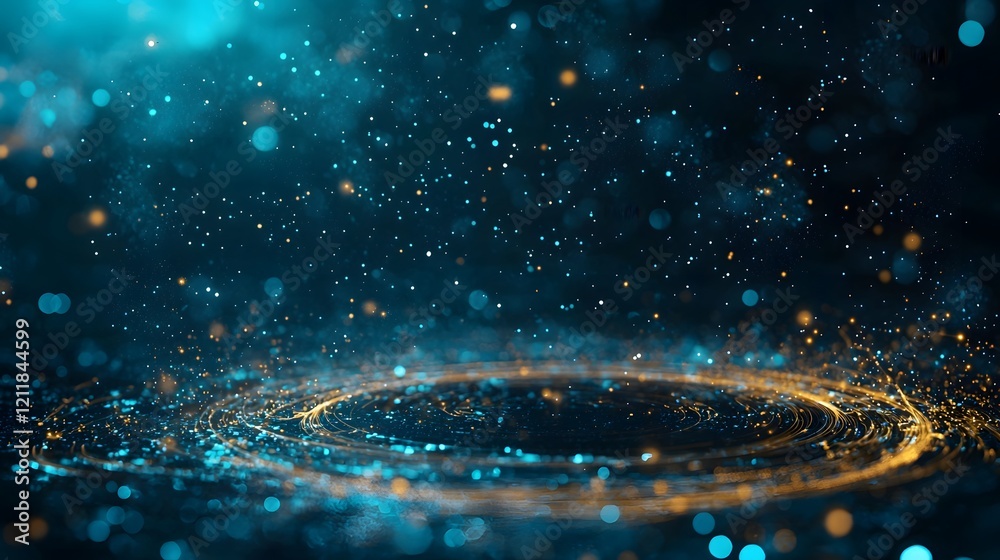 Aufkleber quantum computing simulation visualizing the interaction of charged particles with electric and magn