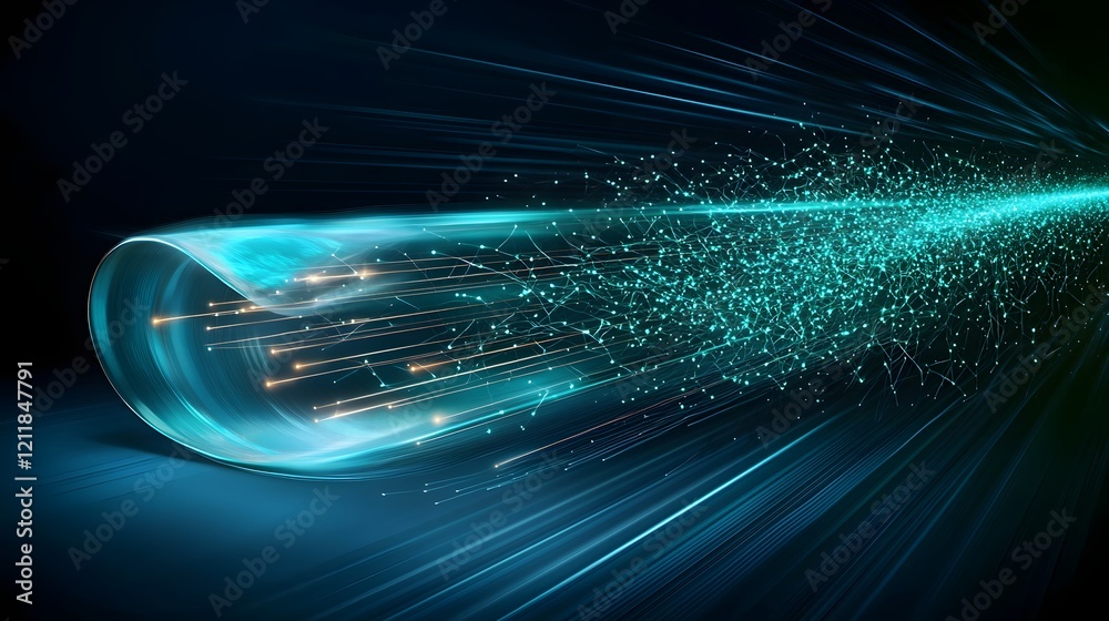 Poster quantum computing modeling the hall effect in electromagnetic systems showing charge carriers deflec