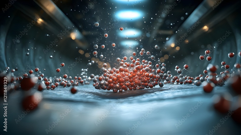 Poster quantum simulation of critical temperature effects in superconductors illustrating phase transitions