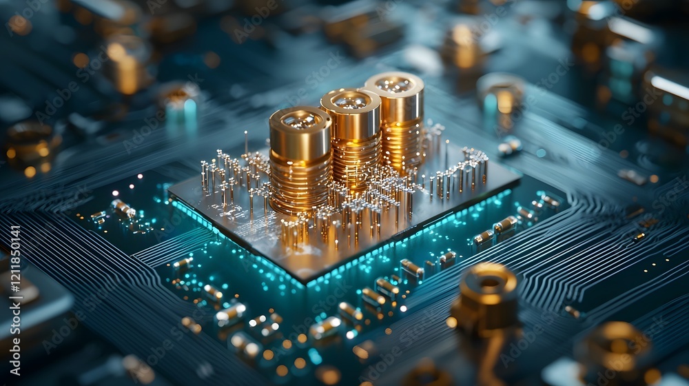 Poster quantum superconducting circuits seamlessly integrated into the advanced architecture of a state of 