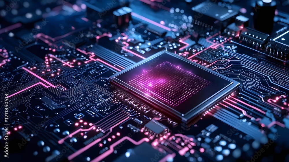 Poster quantum computing simulation visualizing energy dissipation in superconducting materials demonstrati