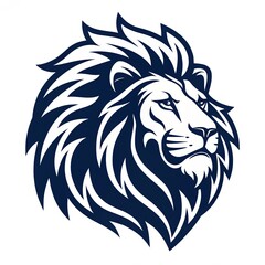 Fototapeta premium lion head illustration