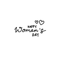 hand drawn happy women day