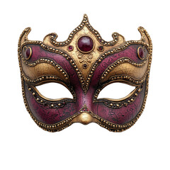  masquerade mask, beaded on isolated transparent background
