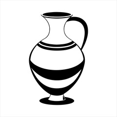 vase isolated on white background