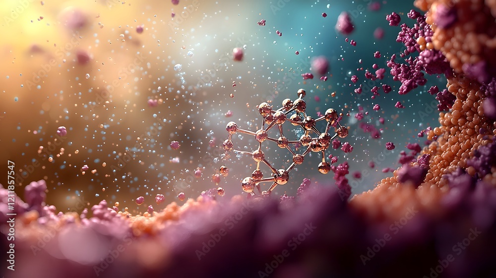  a computer simulation visualizing the quantum mechanical modeling of the bond formation process in a
