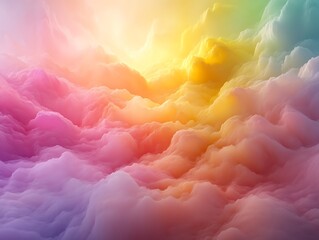 Colorful, dreamy cloudscape, abstract texture.