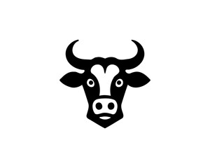 Cow logo vector. Animal farm. Cow icon. Dairy product symbol vector illustration.