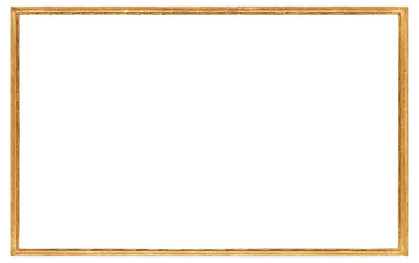 Narrow large picture frame on a transparent background, in PNG format.Narrow large picture frame on...