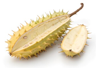 Fototapeta premium dried fruit on a white background
