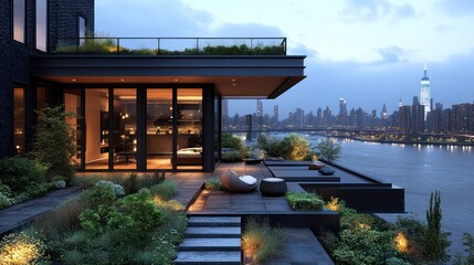 Luxury Penthouse with Breathtaking Cityscape View