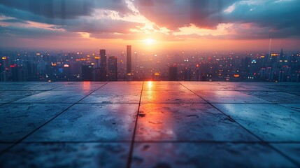 Technology Incubator construction at twilight, elevated viewpoint showcasing entrepreneurial style with digital pavement and futuristic tones.
