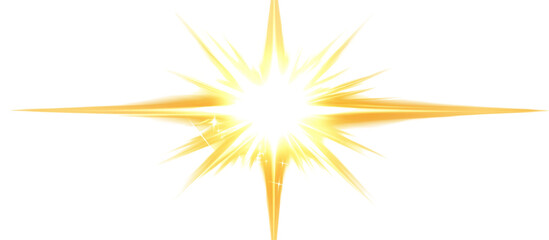 Fototapeta premium Bright starburst graphic with sharp rays radiating outward, creating dynamic and energetic visual effect. Ideal for backgrounds or design elements