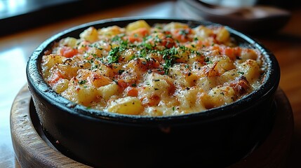 Fototapeta premium Delectable Creamy Baked Potato Gratin