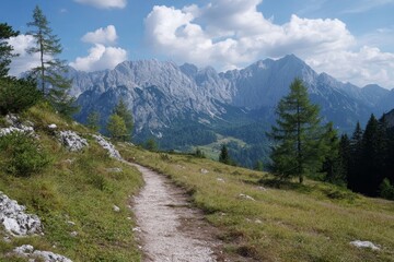 Obraz premium Der Weg ist vorgezeichnet, Generative AI