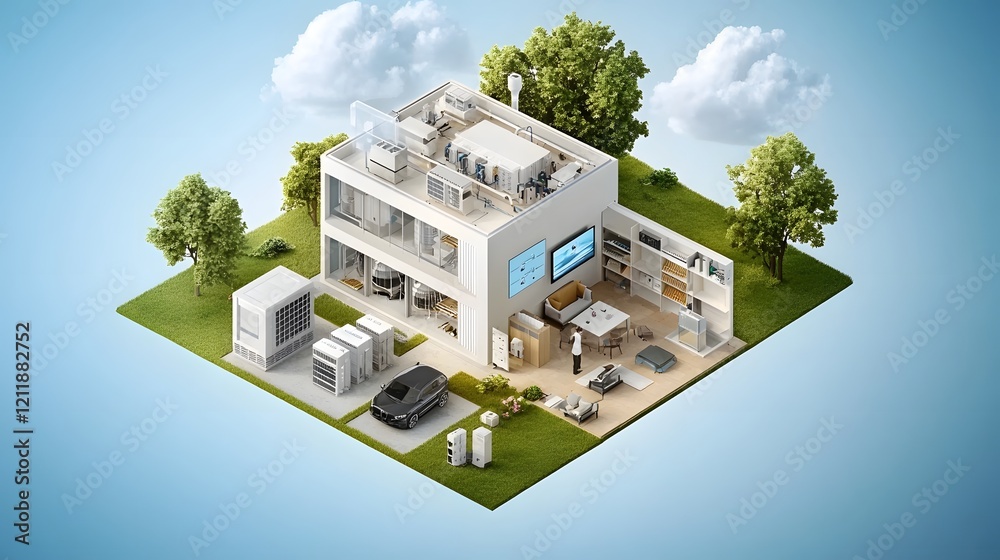 Poster quantum climate twin advanced simulation of smart building sustainability solutions integrating quan