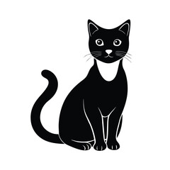 a vector illustration of cat