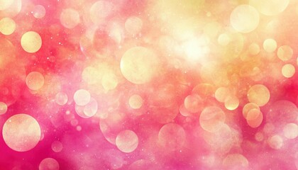 Obraz premium Abstract Pink and Gold Bokeh Background Texture