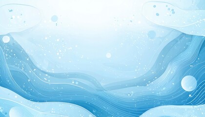 Abstract Blue Wave Design With Light Speckles