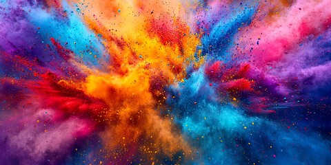 Artistic Holi Colors Vibrant Patterns for Festive Designs