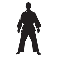 Karate Silhouette Martial Arts Master