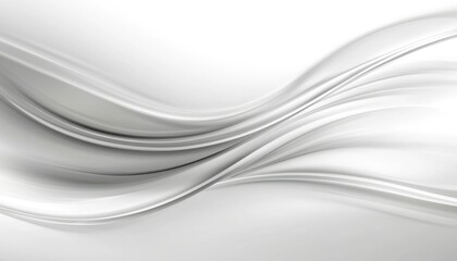 Abstract Grey White Wave Swirls Design Background