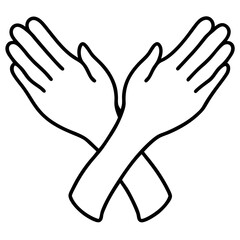 Obraz premium two hands holding hands