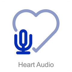 Obraz premium Heart Audio