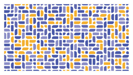 blue and yellow geometric pattern