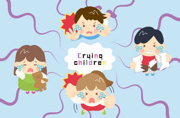 泣いている子供たち01