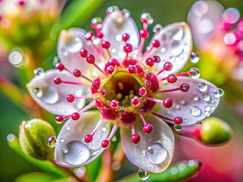 Macro Photography: Wax Flower (Eriostemon australasius) - Australian Native Shrub